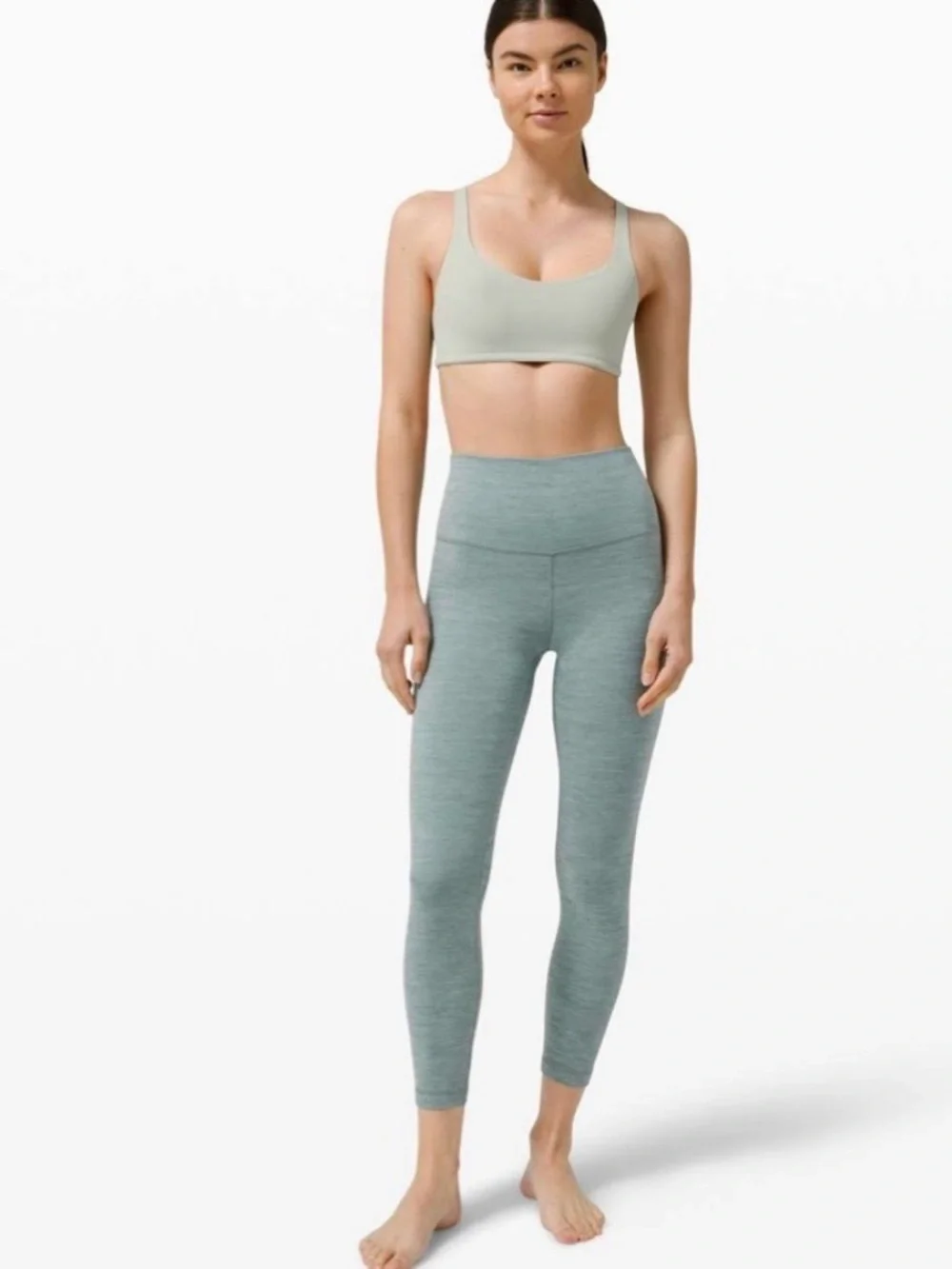 Lululemon Align High-Rise Pant 25”/Color Heather Green